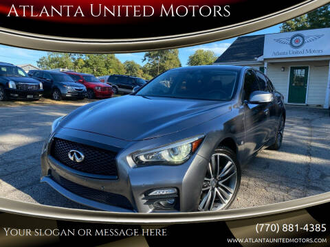 2014 Infiniti Q50 for sale at Atlanta United Motors in Jefferson GA