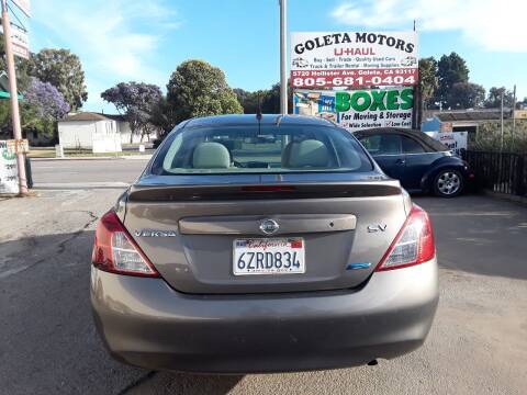 2013 Nissan Versa for sale at Goleta Motors in Goleta CA