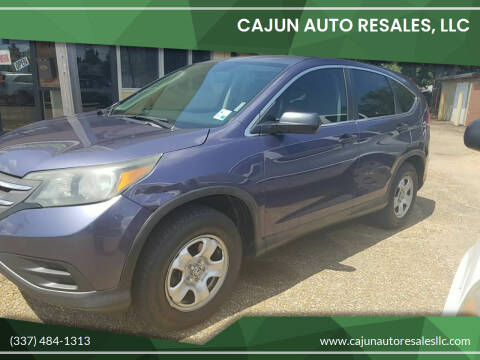2013 Honda CR-V for sale at Cajun Auto Resales, LLC in Lafayette LA