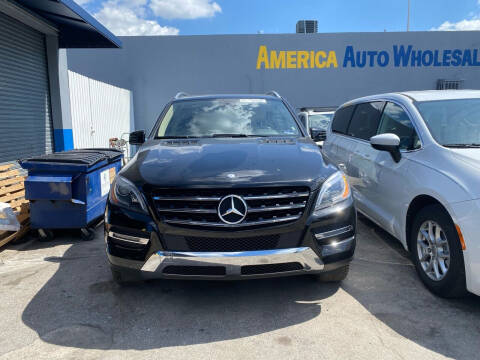 2014 Mercedes-Benz M-Class for sale at America Auto Wholesale Inc in Miami FL