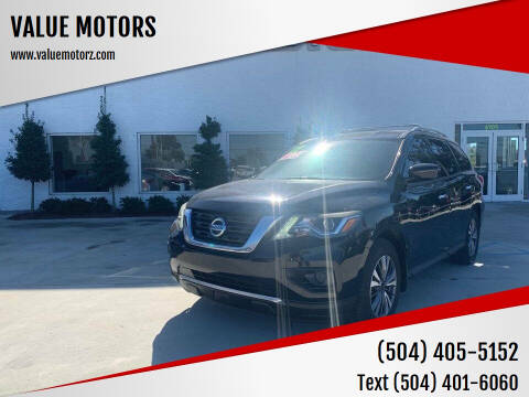 2017 Nissan Pathfinder for sale at VALUE MOTORS in Marrero LA