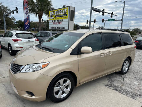 2012 Toyota Sienna for sale at MELBOURNE AUTOMOTIVE GROUP LLC in Melbourne FL