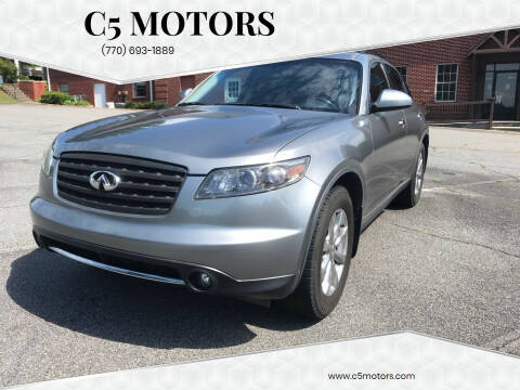 2007 Infiniti FX35 for sale at C5 Motors in Marietta GA