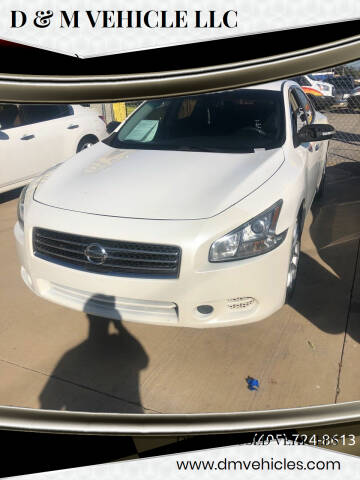 2009 Nissan Maxima for sale at D & M Vehicle LLC in Oklahoma City OK