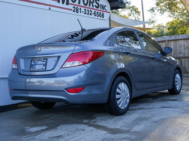 2016 Hyundai ACCENT for sale at Testarossa Motors in League City, TX