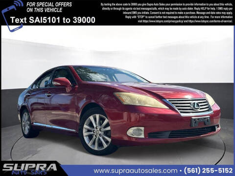 2012 Lexus ES 350 for sale at SUPRA AUTO SALES in Riviera Beach FL