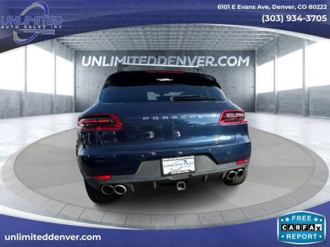 2016 Porsche Macan for sale at Unlimited Auto Sales in Denver CO