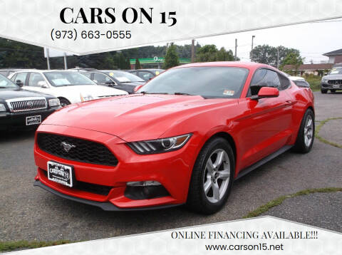 2015 Ford Mustang for sale at Cars On 15 in Lake Hopatcong NJ