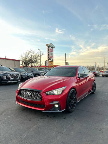 2019 Infiniti Q50 for sale at Logos Motors Inc in Lawrence IN