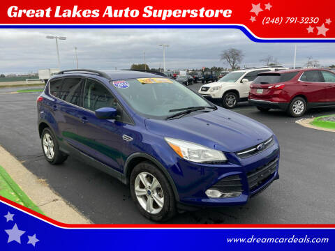 2016 Ford Escape for sale at Great Lakes Auto Superstore in Waterford Township MI