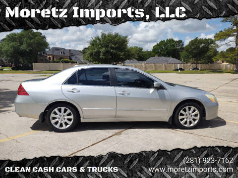 2006 Honda Accord for sale at Moretz Imports, LLC in Spring TX