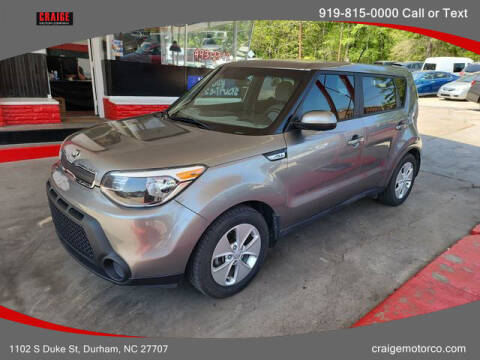 2016 Kia Soul for sale at CRAIGE MOTOR CO in Durham NC