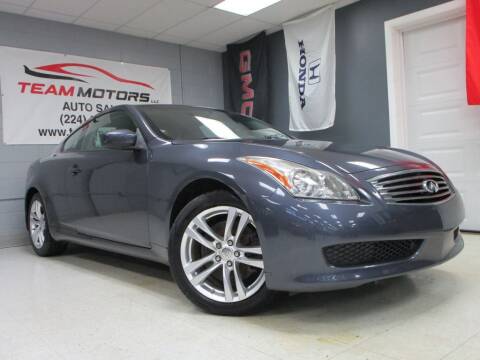 2010 Infiniti G37 Coupe for sale at TEAM MOTORS LLC in East Dundee IL