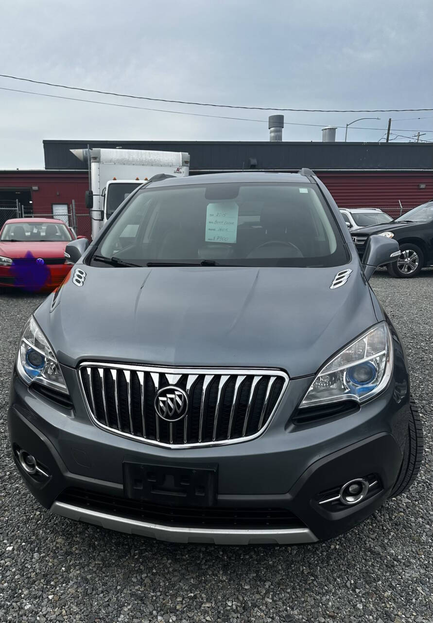 Gray 2015 Buick Encore Leather AWD Leather 4dr Crossover 2