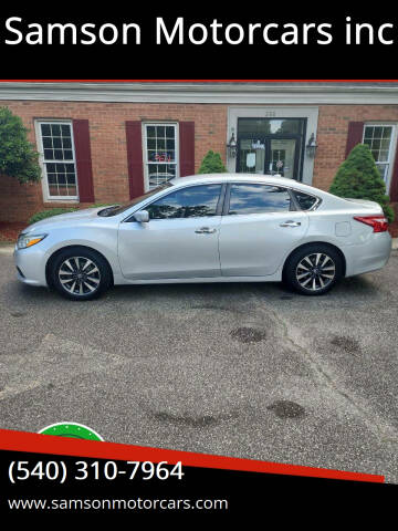 2017 Nissan Altima for sale at Samson Motorcars inc in Bowling Green VA