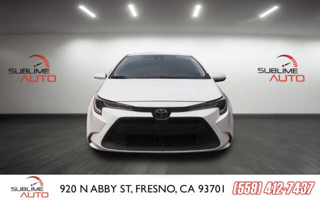 2020 Toyota Corolla for sale at SUBLIME AUTO in Fresno, CA