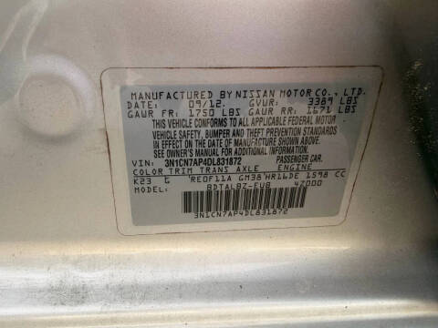 2013 Nissan Versa 1.6 S