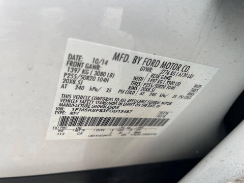 2015 Ford Explorer Limited