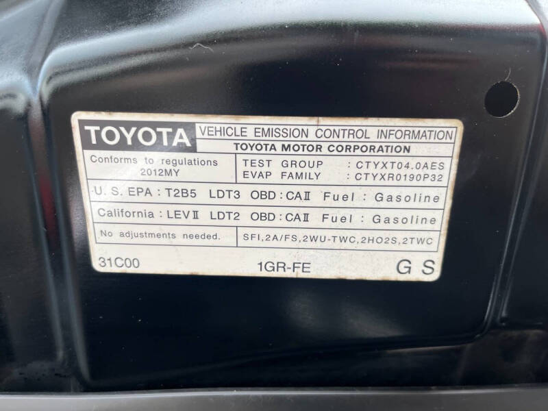 2012 Toyota 4Runner SR5