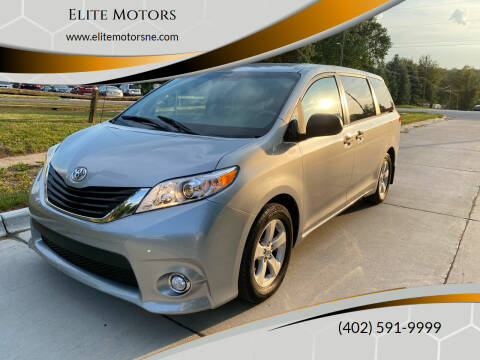 2013 Toyota Sienna for sale at Elite Motors in Bellevue NE