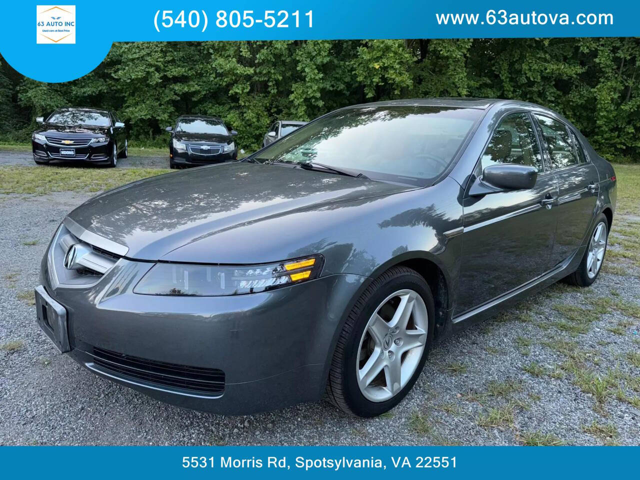 2005 Acura TL for sale at 63 Auto Inc in Spotsylvania, VA