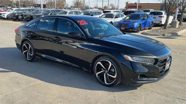 Used 2022 Honda Accord Sport with VIN 1HGCV1F35NA057559 for sale in Waterloo, IA