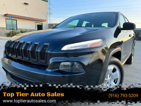 2016 Jeep Cherokee for sale at Top Tier Auto Sales in Sacramento CA