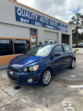 2013 Chevrolet Sonic for sale at QUALITY AUTO SALES OF FLORIDA in New Port Richey FL