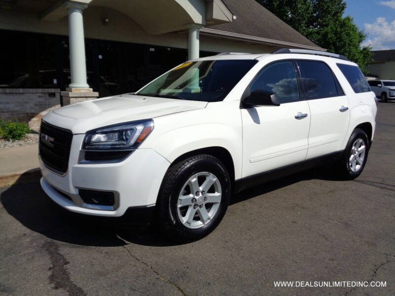 2014 GMC Acadia for sale at DEALS UNLIMITED INC in Portage MI