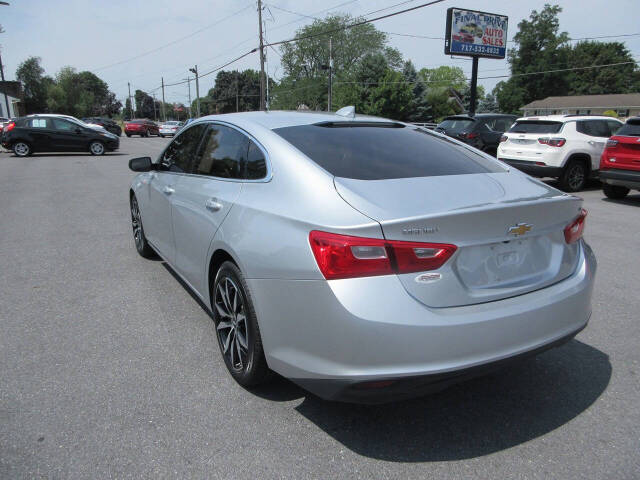 2018 Chevrolet Malibu for sale at FINAL DRIVE AUTO SALES INC in Shippensburg, PA