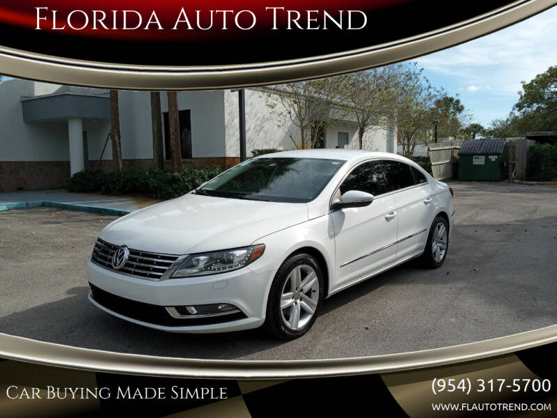 2017 Volkswagen CC for sale at Florida Auto Trend in Plantation FL
