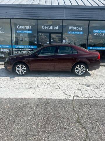 2012 Ford Fusion for sale at Georgia Certified Motors in Stockbridge GA