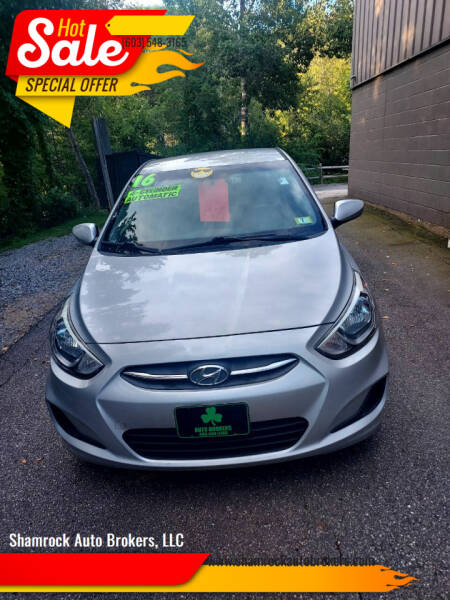 2016 Hyundai Accent for sale at Shamrock Auto Brokers, LLC in Belmont NH