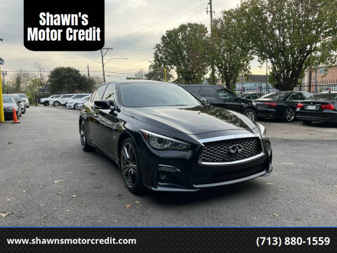 2019 Infiniti Q50 for sale at Shawn's Motor Credit in Houston TX