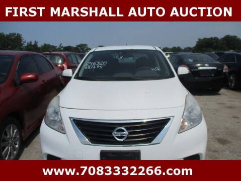2013 Nissan Versa for sale at First Marshall Auto Auction in Harvey IL