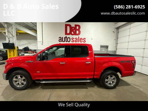 2015 Ford F-150 for sale at D & B Auto Sales LLC in Harrison Township MI