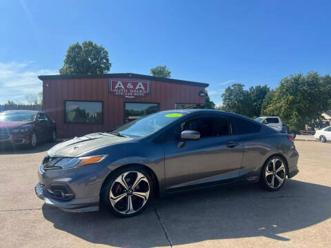 2015 Honda Civic for sale at A & A Auto Sales in Fayetteville AR
