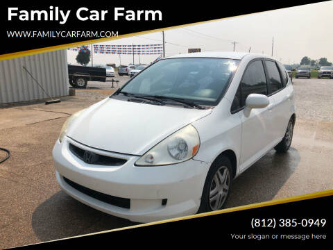 2007 Honda Fit for sale at Family Car Farm in Princeton IN