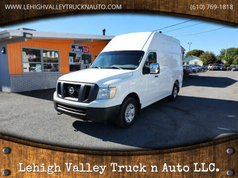 2017 Nissan NV Cargo for sale at Lehigh Valley Truck n Auto LLC. in Schnecksville PA
