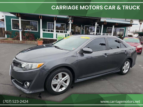 2013 Toyota Camry for sale at Carriage Motors Car & Truck in Santa Rosa CA