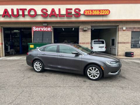 2015 Chrysler 200 for sale at KING AUTO SALES  II in Detroit MI