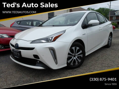 2019 Toyota Prius for sale at Ted's Auto Sales in Louisville OH