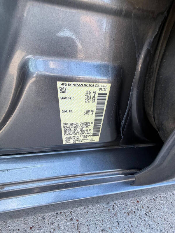 2017 Nissan Altima 2.5 SV