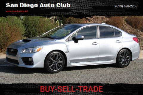 2017 Subaru WRX for sale at San Diego Auto Club in Spring Valley CA