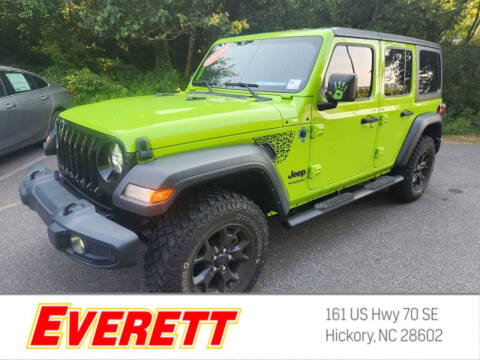 2021 Jeep Wrangler Unlimited for sale at Everett Chevrolet Buick GMC in Hickory NC