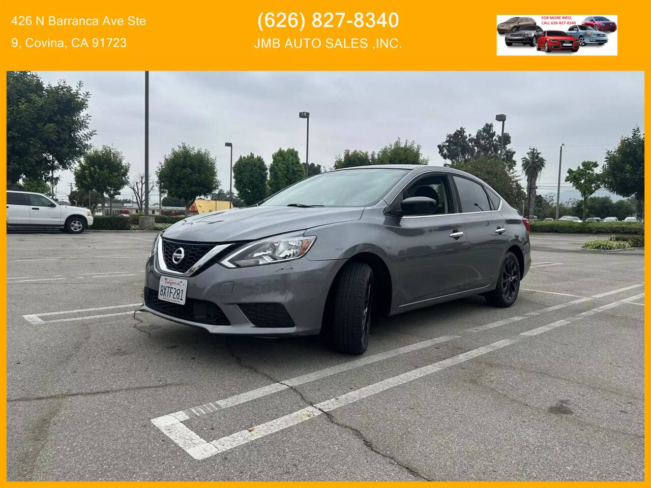 2018 Nissan Sentra for sale at JMB AUTO SALES INC in Covina, CA