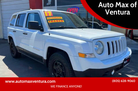 2017 Jeep Patriot for sale at Auto Max of Ventura in Ventura CA