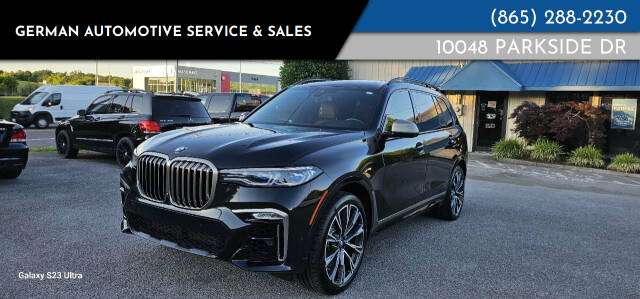 2020 BMW X7 for sale at German Automotive Service & Sales in Knoxville, TN