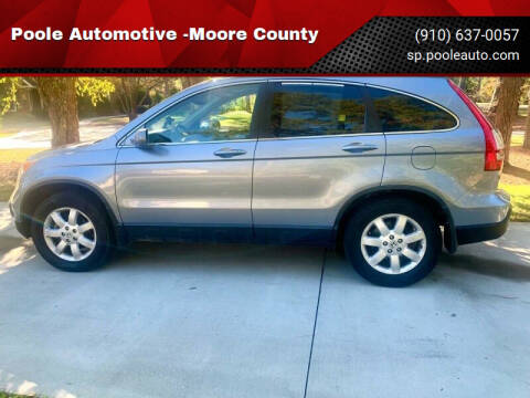 2008 Honda CR-V for sale at Poole Automotive in Laurinburg NC