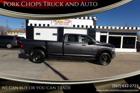 2018 RAM 3500 for sale at Pork Chops Truck and Auto in Cheyenne WY